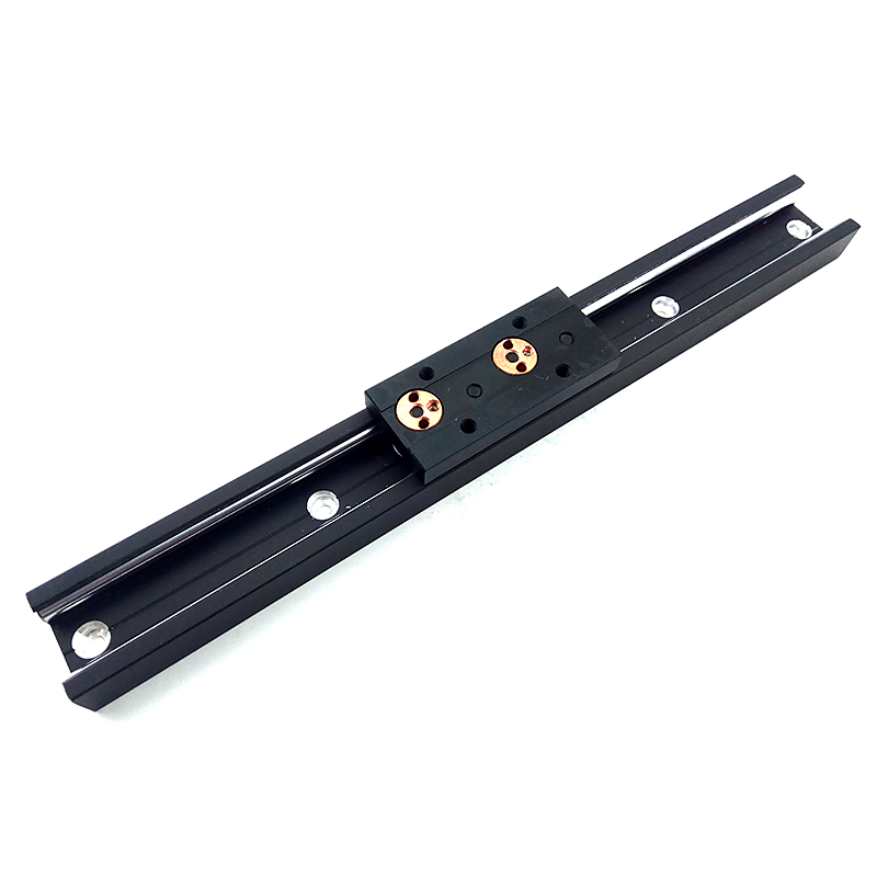 Double axis roller linear guide SGR10 Black Coating Wheel Linear Guide